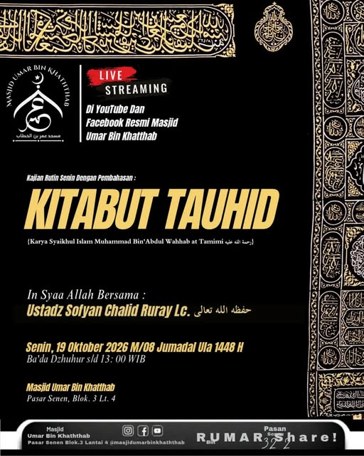 Poster asli dari @masjidumarbinkhaththab