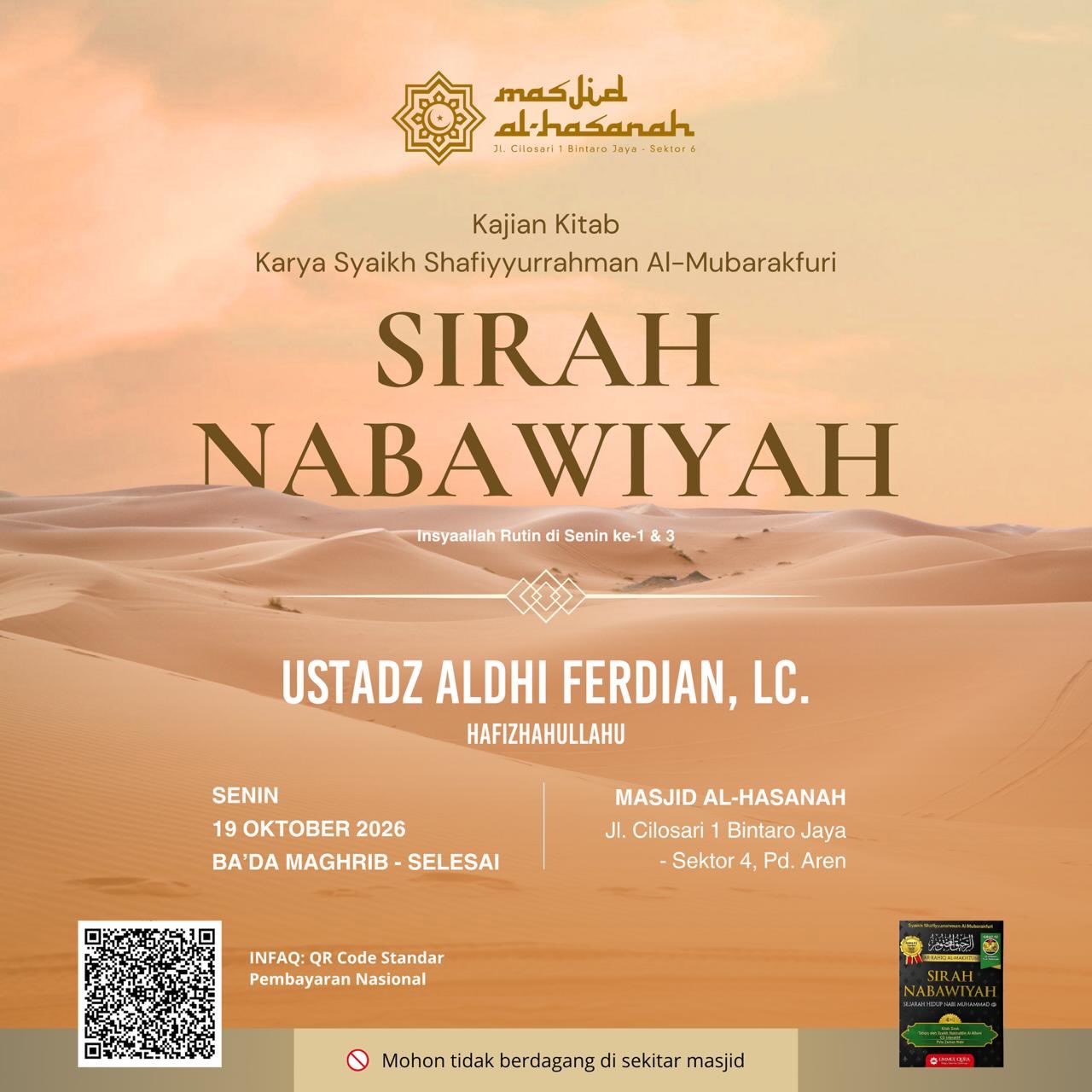 Poster asli dari @masjidalhasanahbintaro
