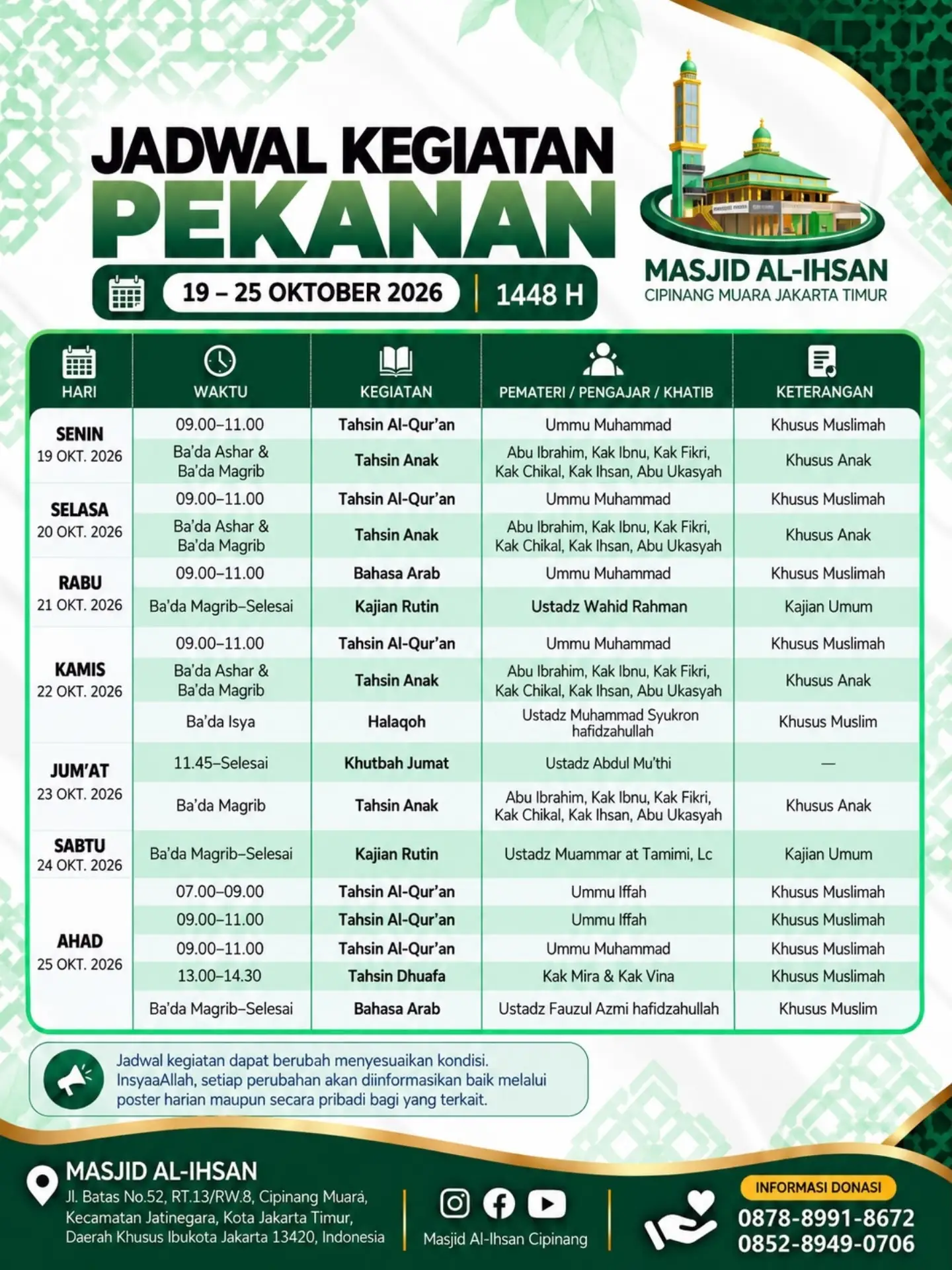 Poster asli dari @alihsan.cipinang