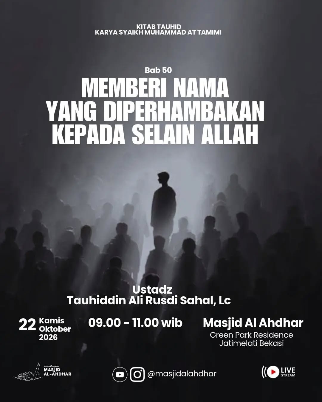 Poster asli dari @masjidalahdhar