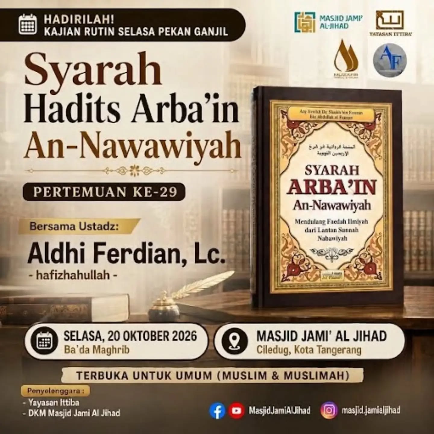 Poster asli dari @masjid.jamialjihad