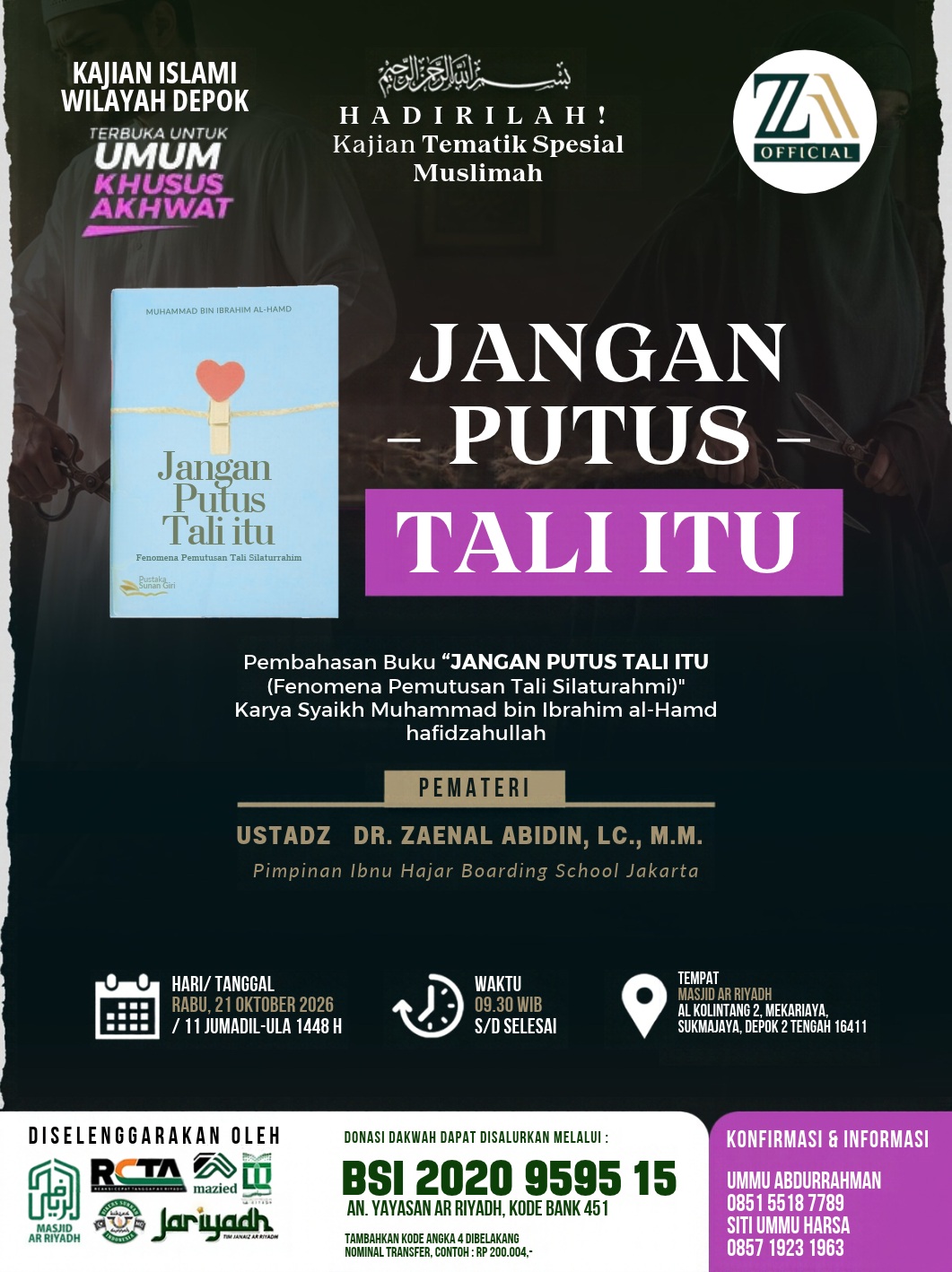 Poster asli dari @mtarriyadh_depok