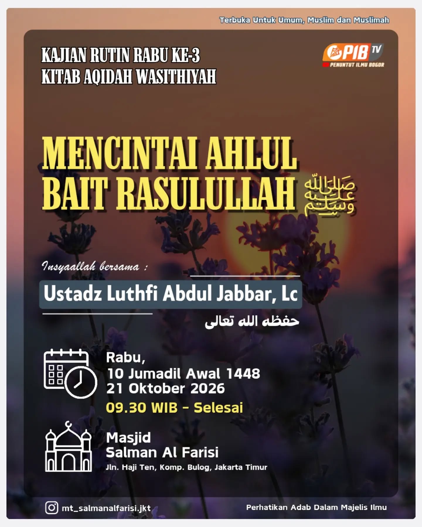 Poster asli dari @mt_salmanalfarisi.jkt