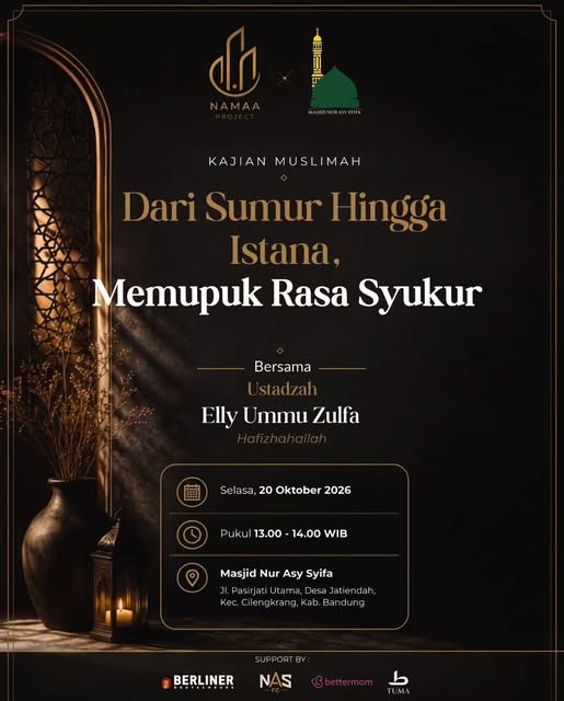 Poster asli dari @almaosul.bermajelis