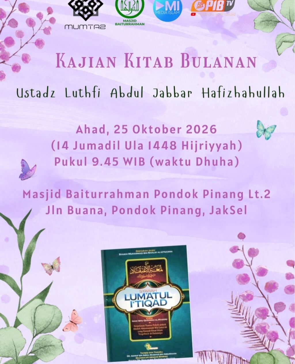 Poster asli dari @mosquebaiturrahman