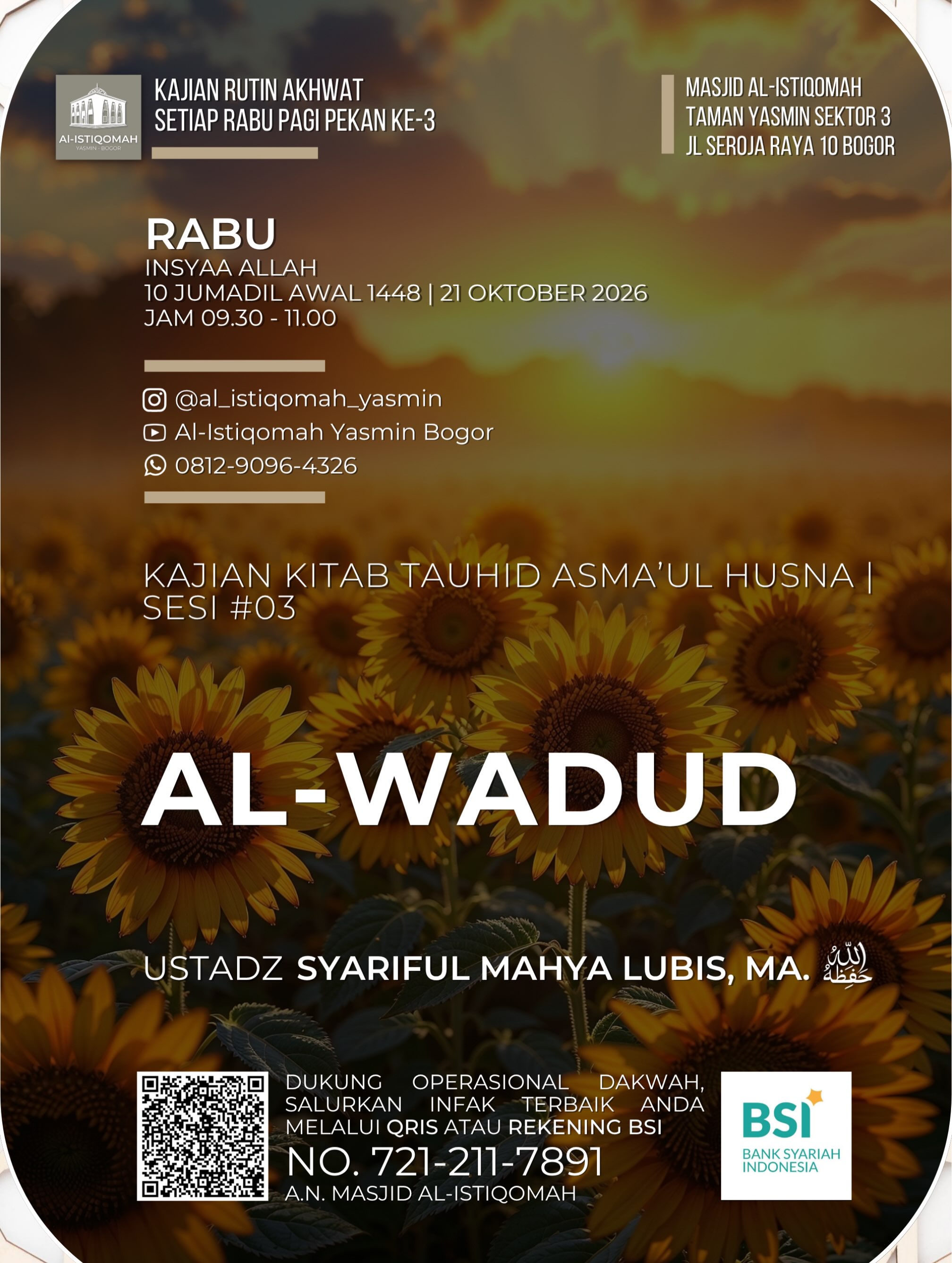 Poster asli dari @al_istiqomah_yasmin
