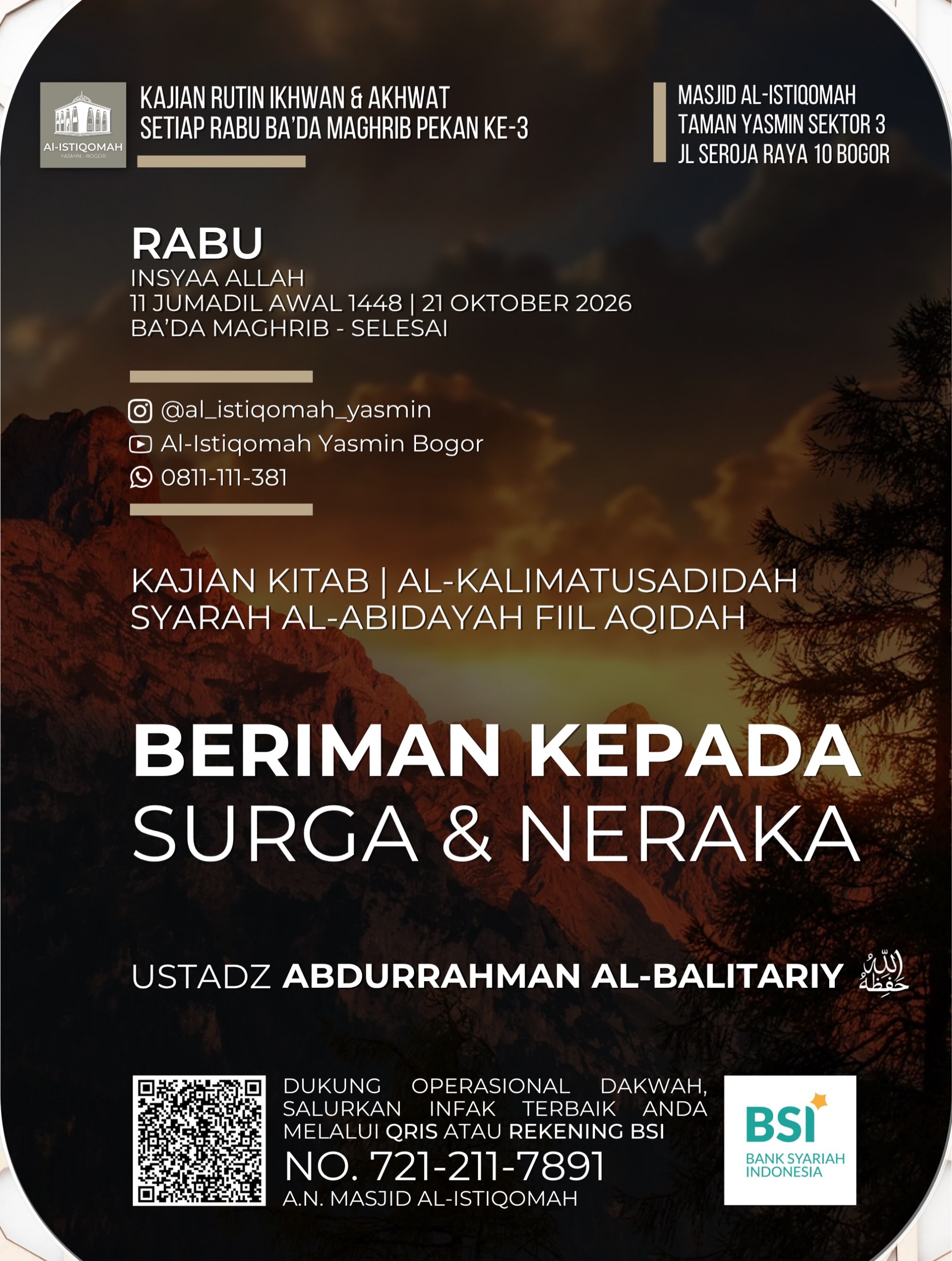 Poster asli dari @al_istiqomah_yasmin