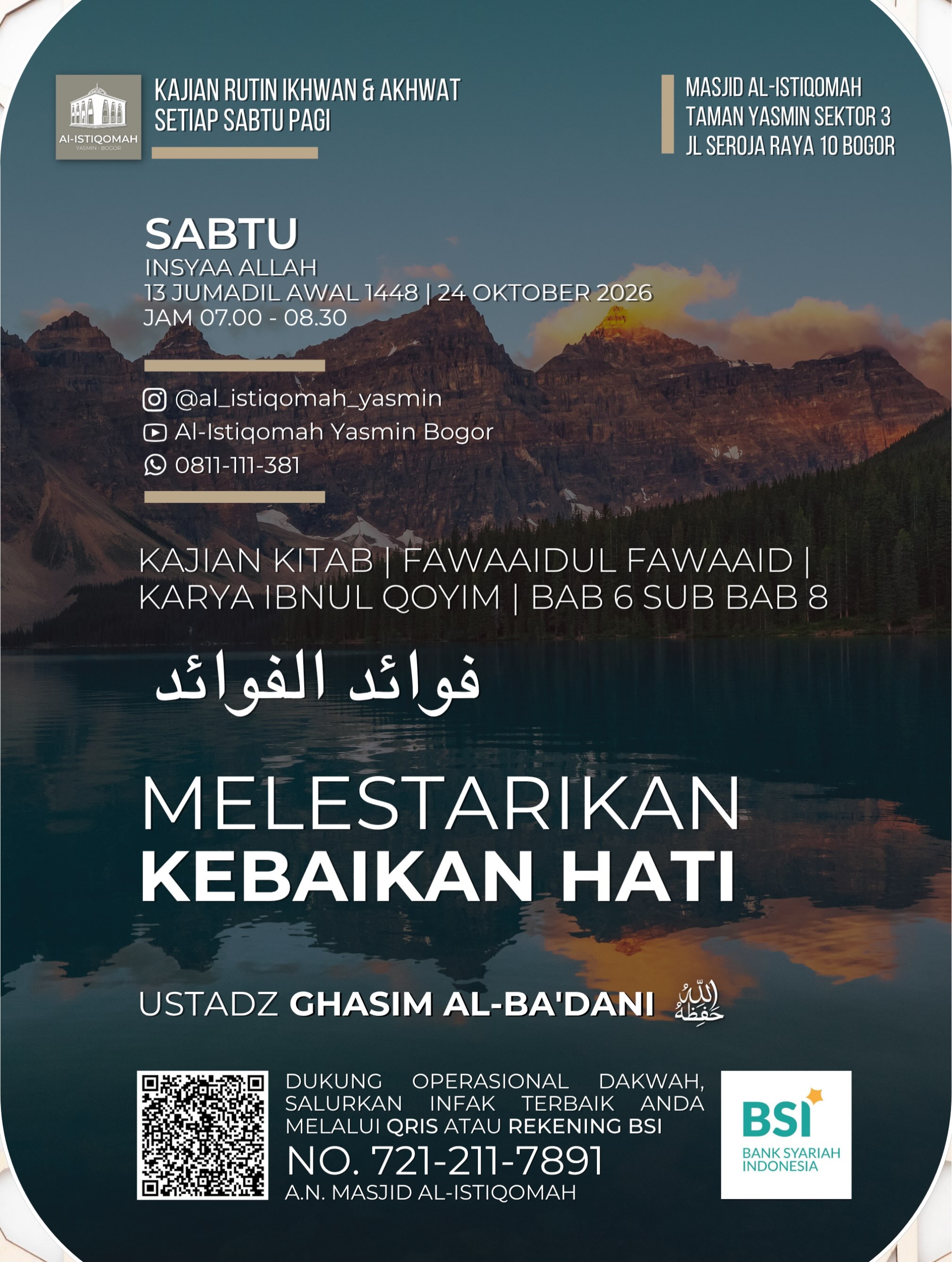 Poster asli dari @al_istiqomah_yasmin