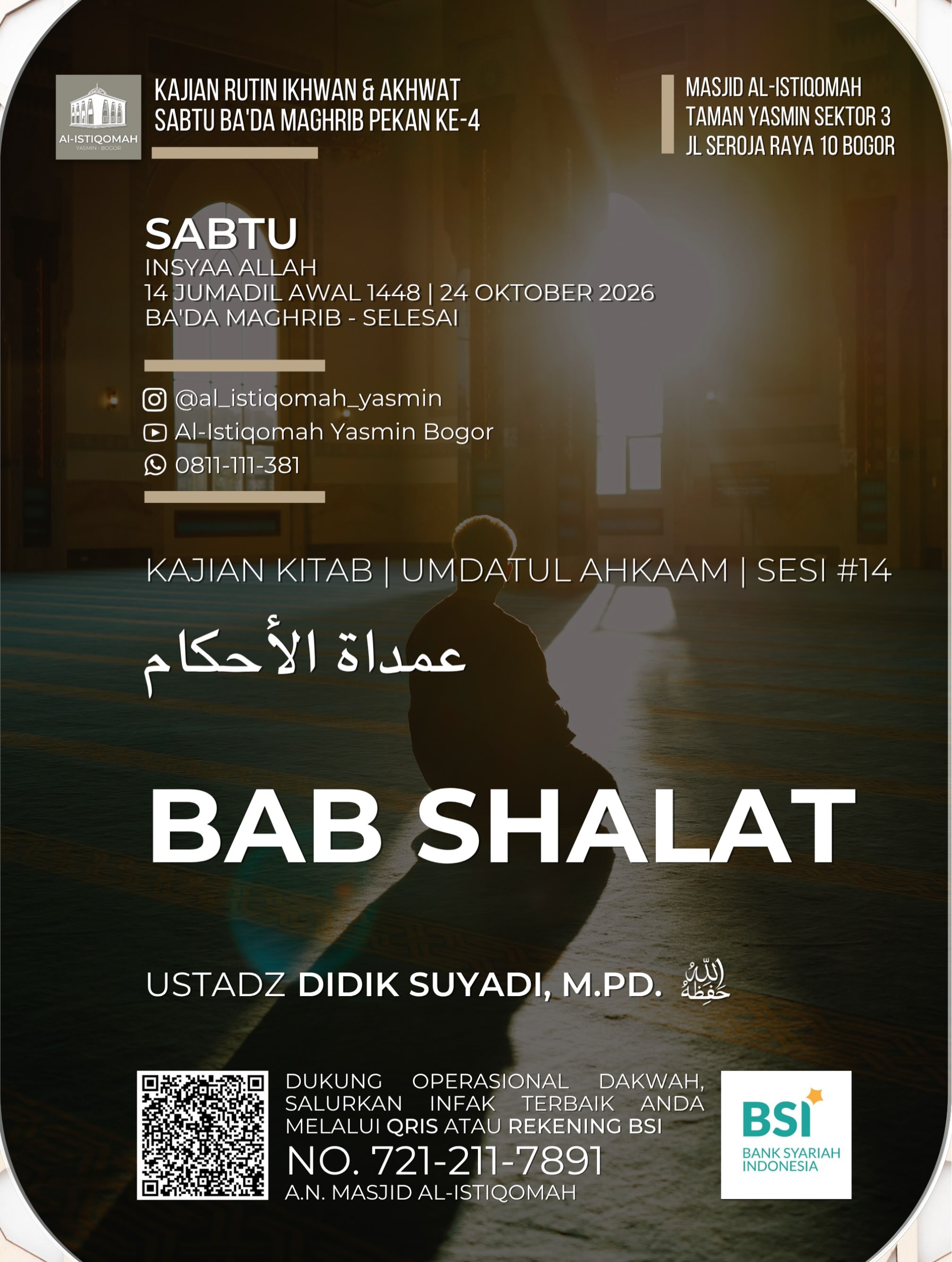 Poster asli dari @al_istiqomah_yasmin