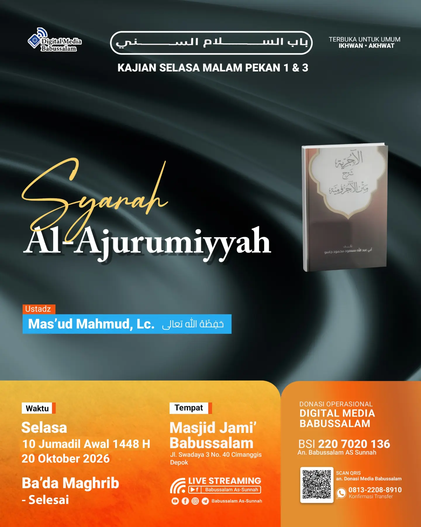 Poster asli dari @babussalam_assunnah