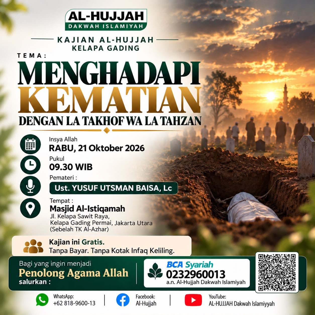 Poster asli dari @kajian_alhujjah