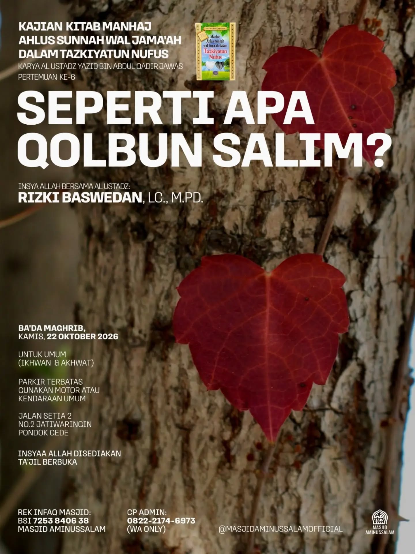 Poster asli dari @masjidaminussalamofficial