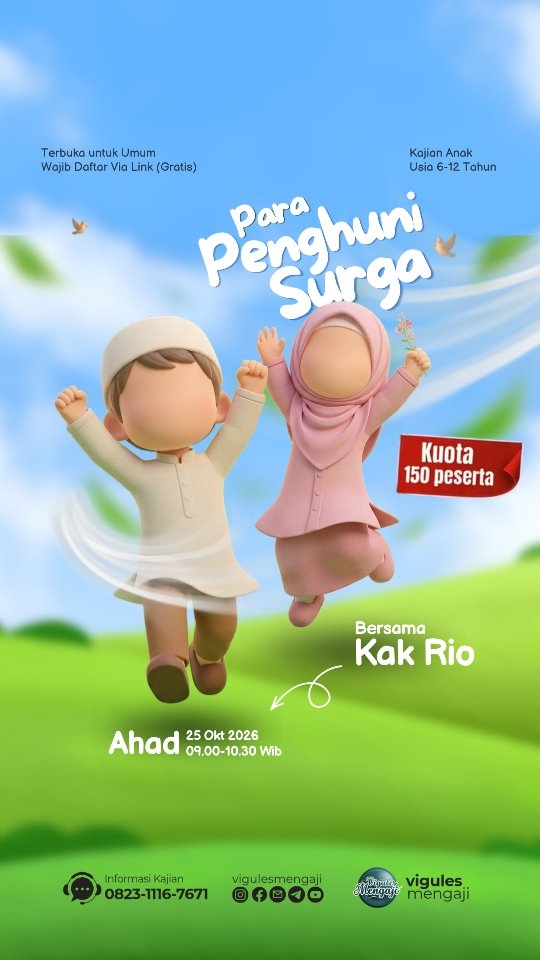 Poster asli dari @vigulesmengaji