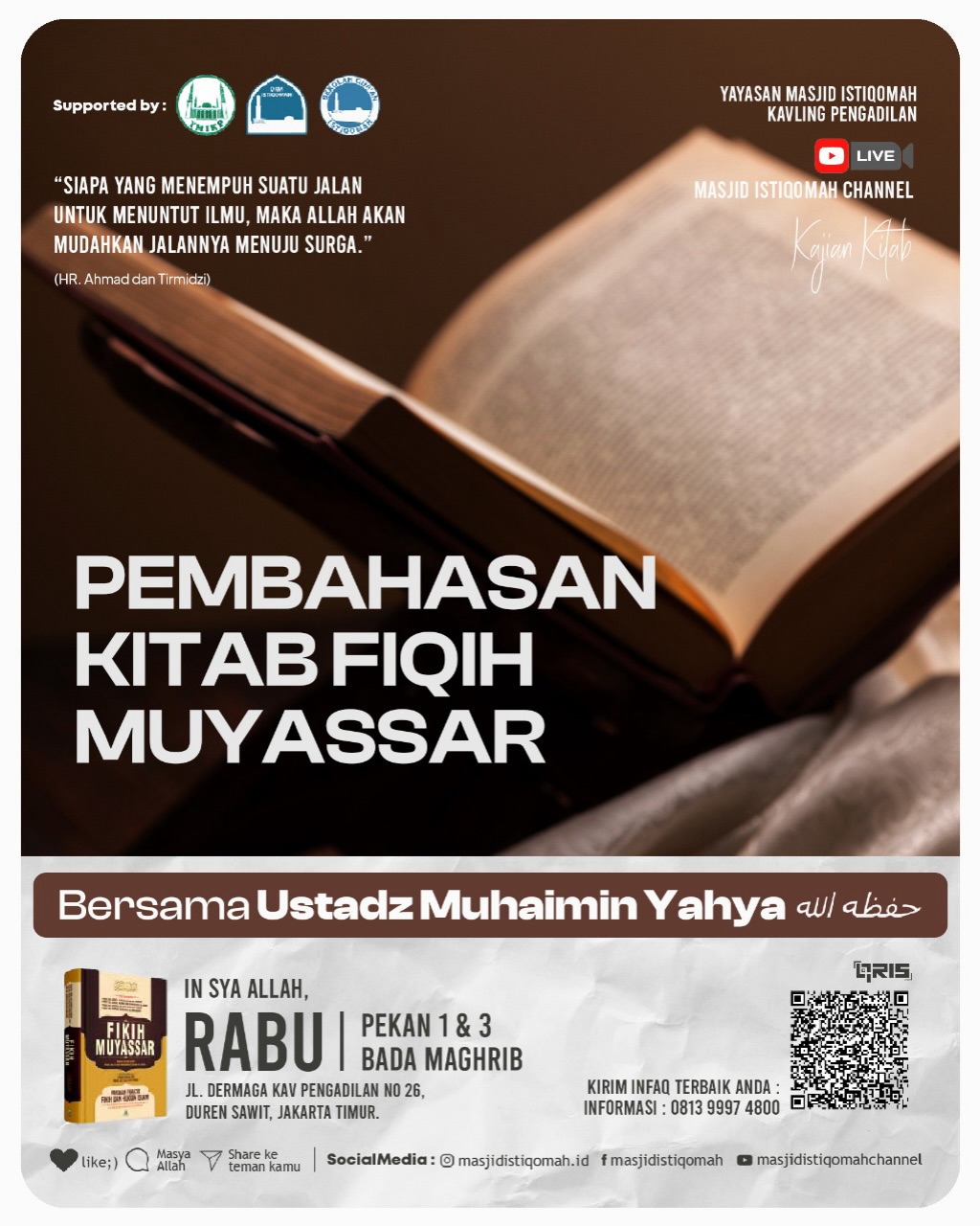 Poster asli dari @masjidistiqomah.id