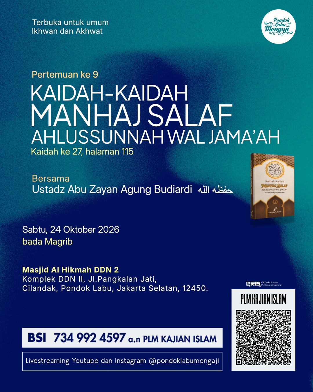 Poster asli dari @pondoklabumengaji
