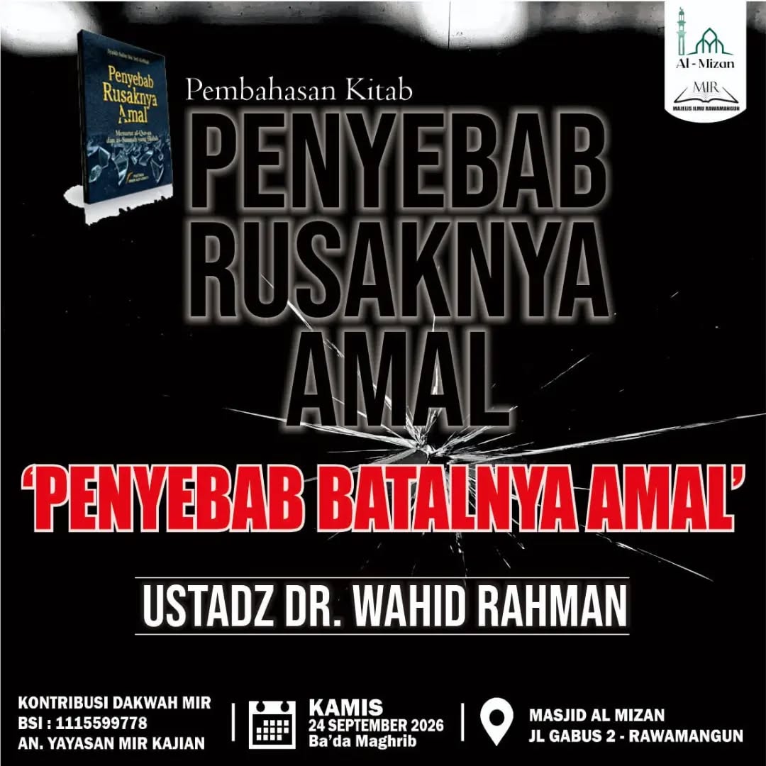 Poster asli dari @mir_kajian_official