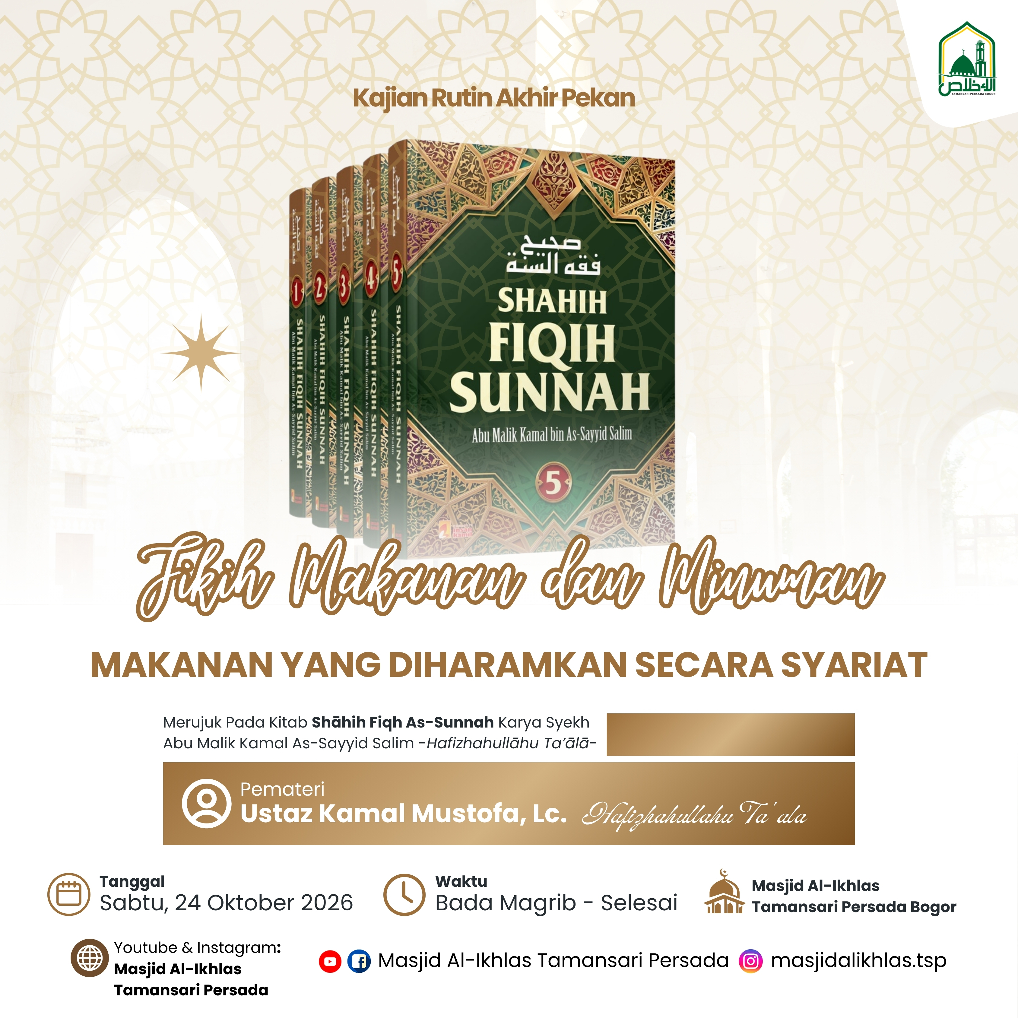 Poster asli dari @masjidalikhlas.tsp