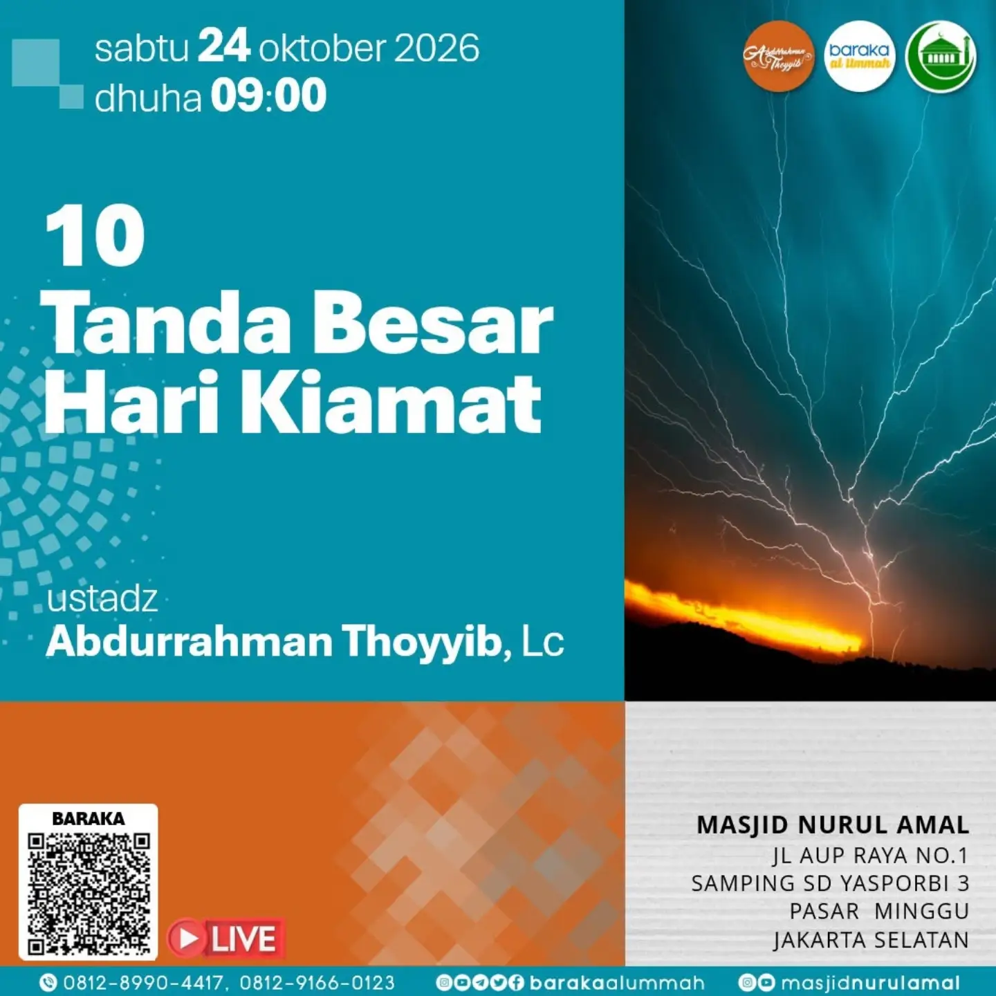 Poster asli dari @masjidnurulamal