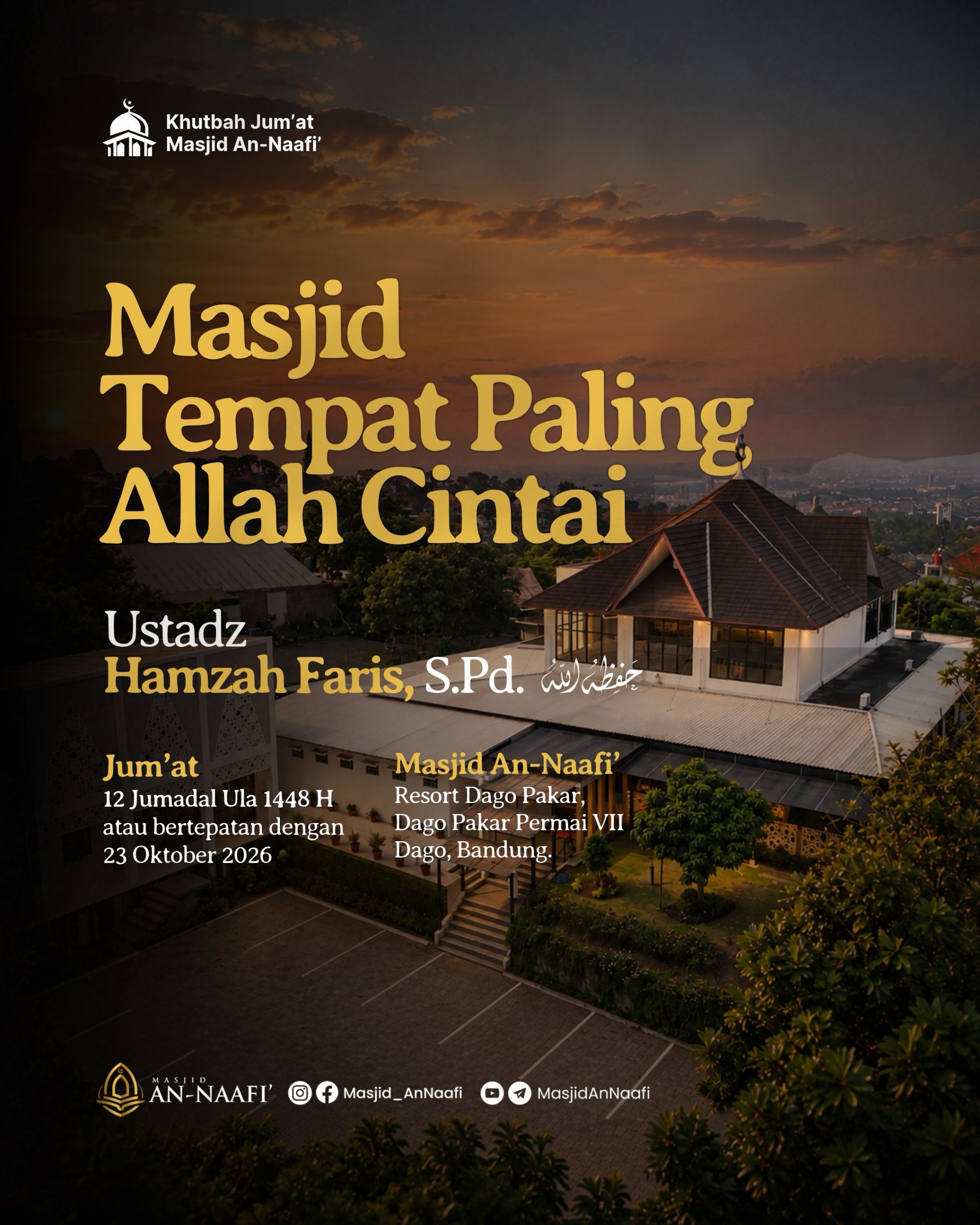 Poster asli dari @masjid_annaafi