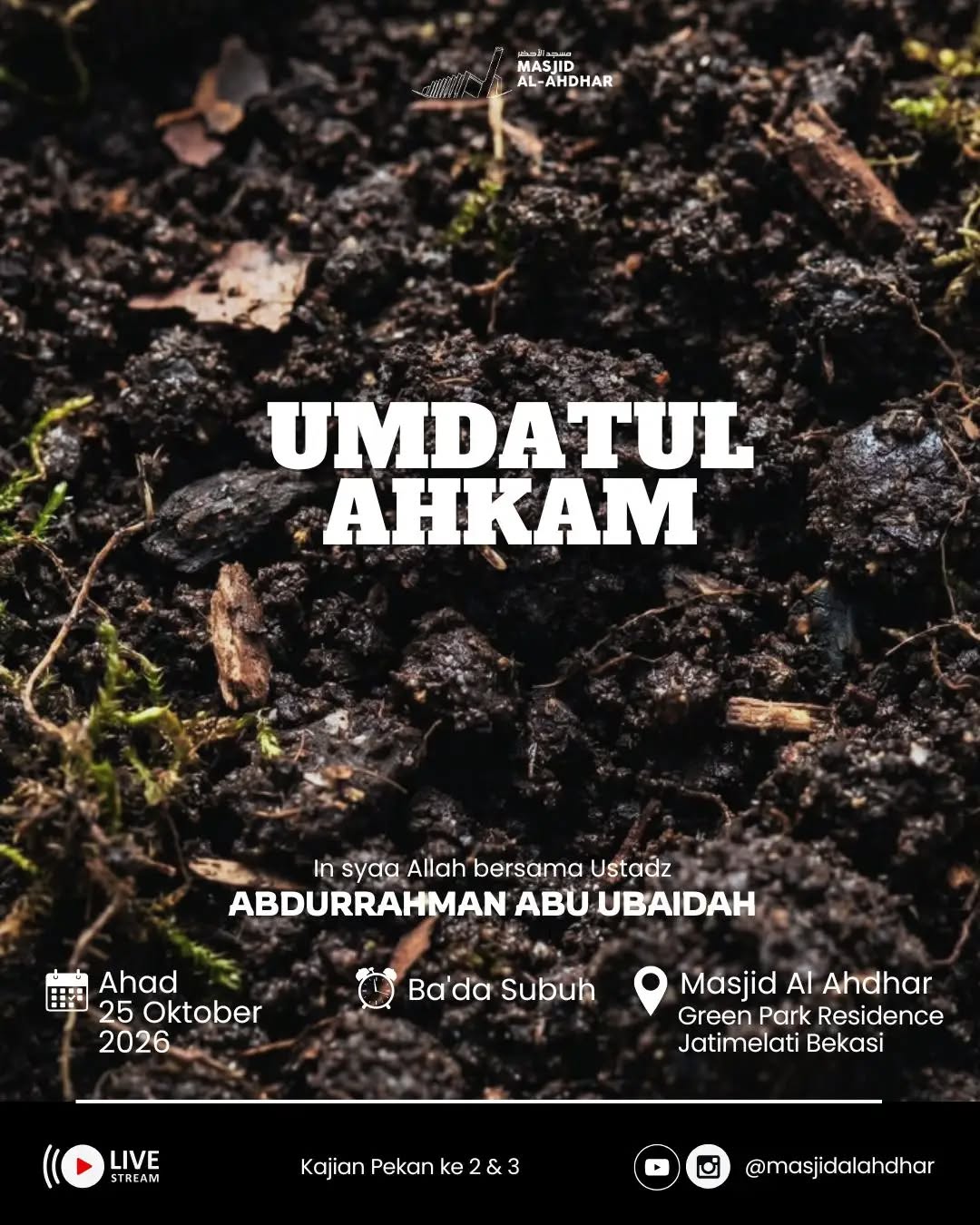 Poster asli dari @masjidalahdhar