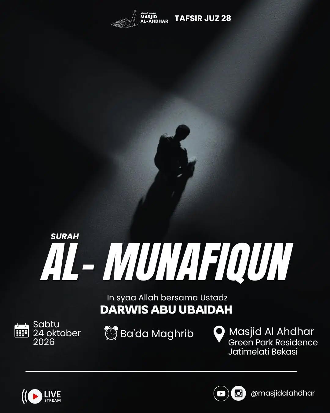 Poster asli dari @masjidalahdhar