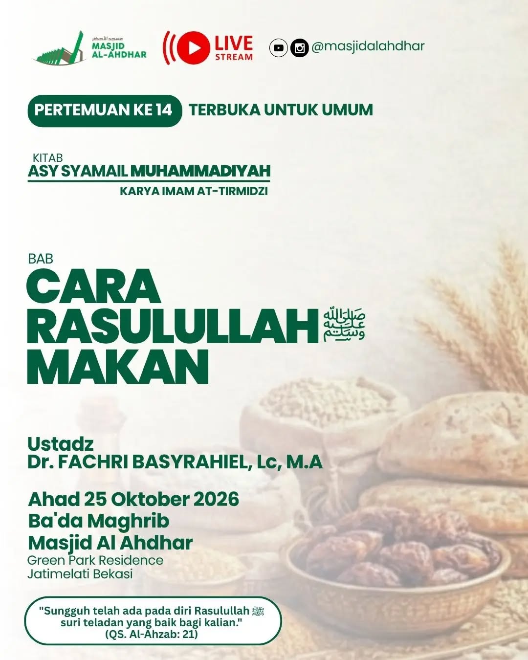 Poster asli dari @masjidalahdhar