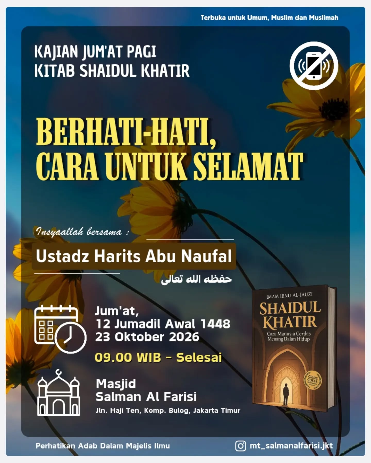 Poster asli dari @mt_salmanalfarisi.jkt
