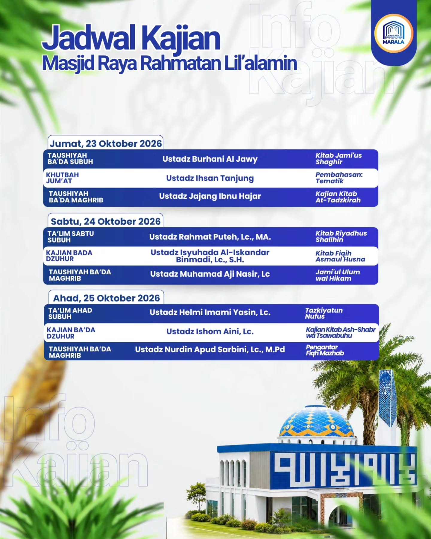 Poster asli dari @marala.rahmatanlilalamin