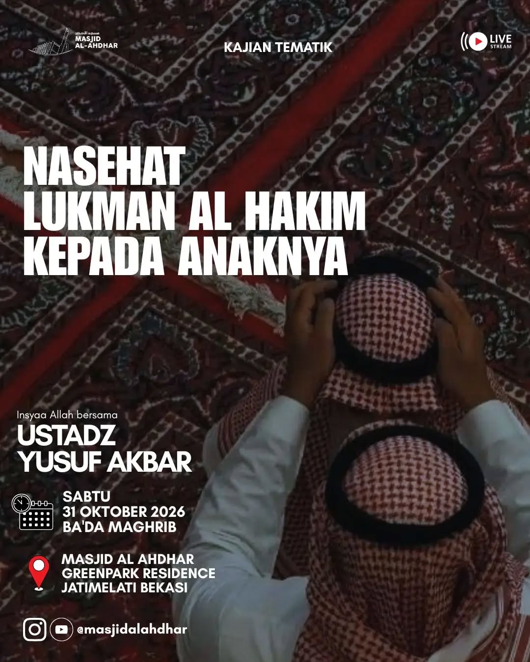 Poster asli dari @masjidalahdhar