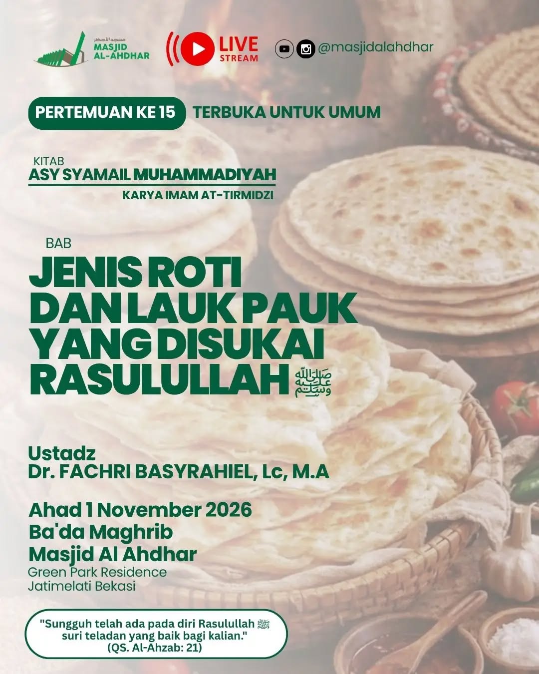 Poster asli dari @masjidalahdhar