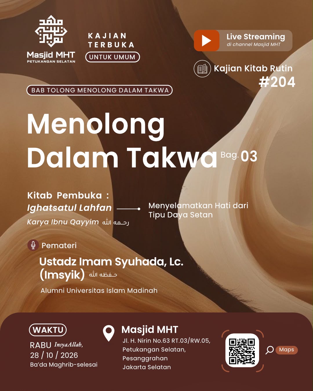 Poster asli dari @masjid.mht