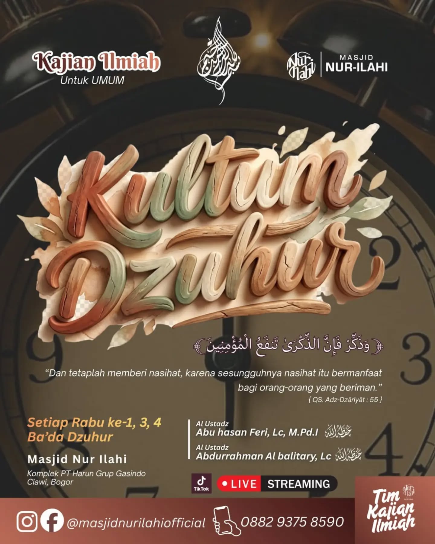 Poster asli dari @masjidnurilahi_official