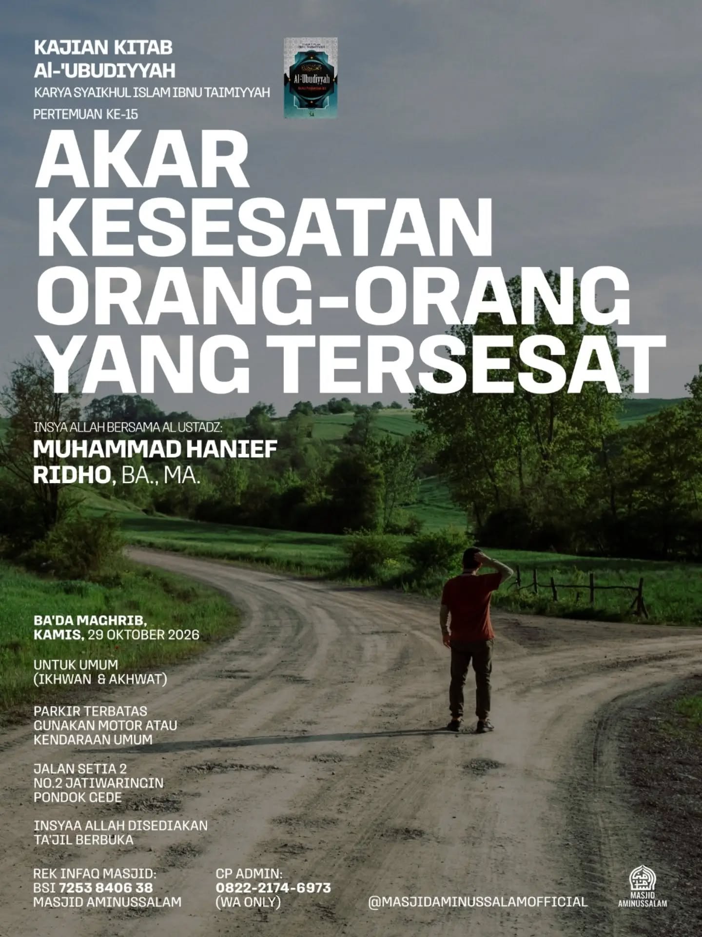 Poster asli dari @masjidaminussalamofficial