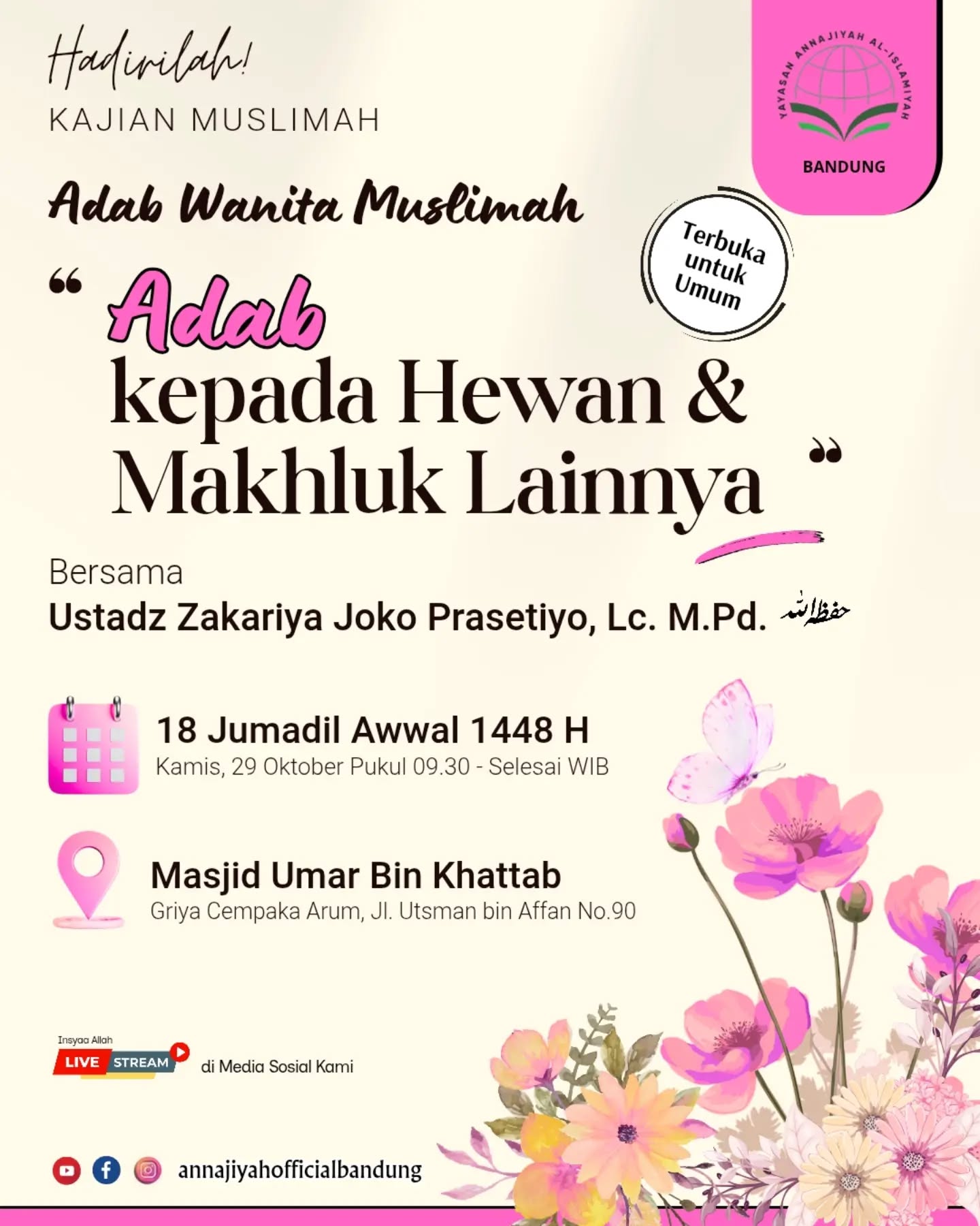 Poster asli dari @annajiyahofficialbandung