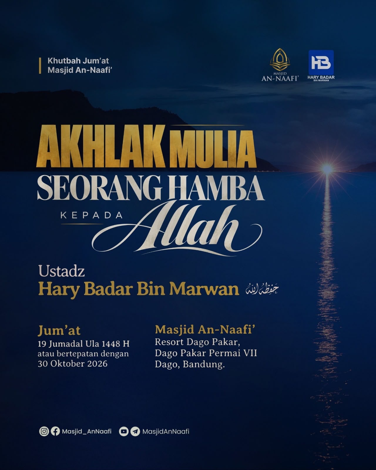 Poster asli dari @masjid_annaafi