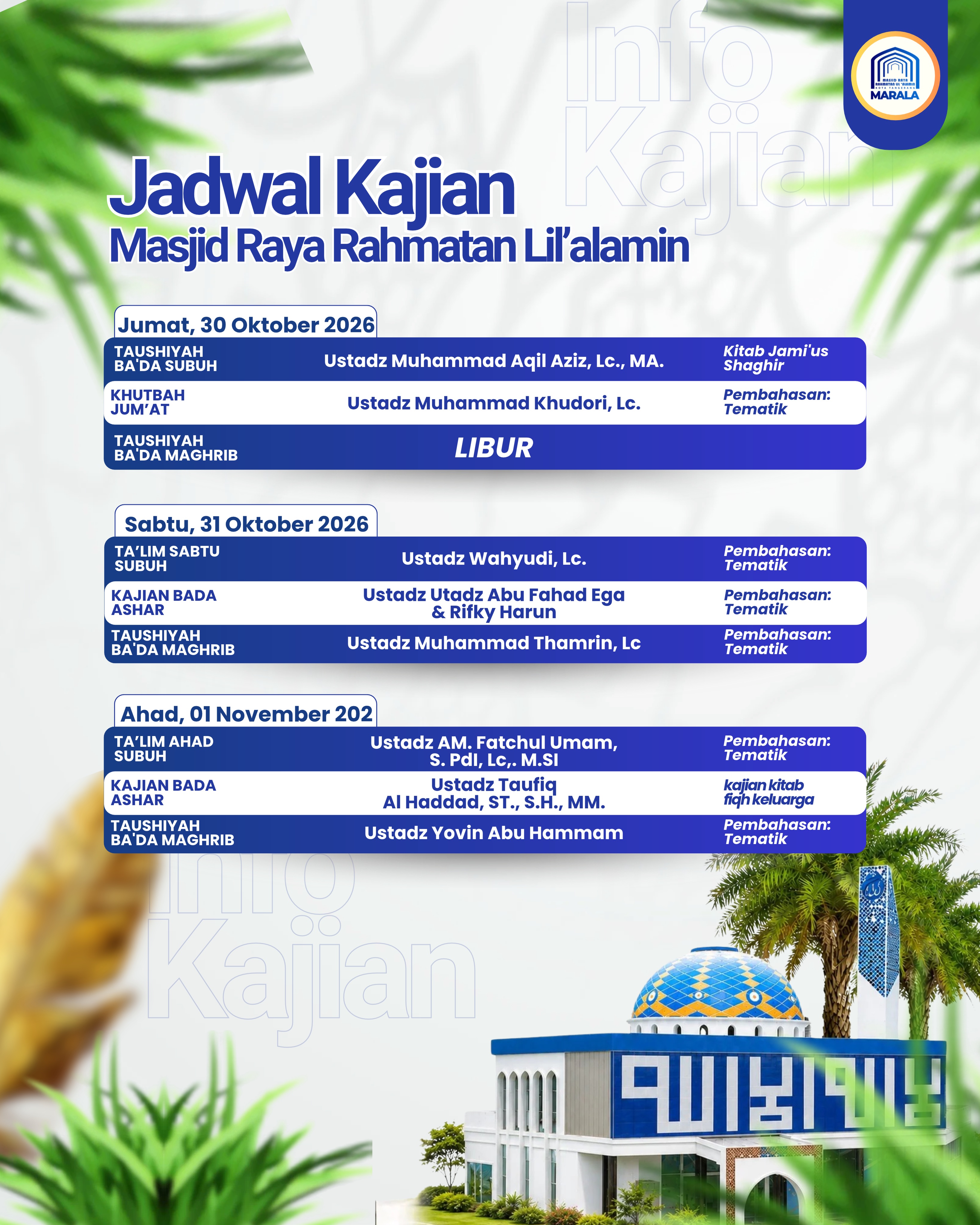 Poster asli dari @marala.rahmatanlilalamin