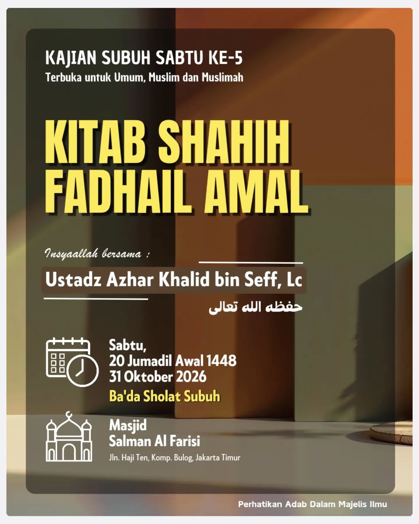 Poster asli dari @mt_salmanalfarisi.jkt