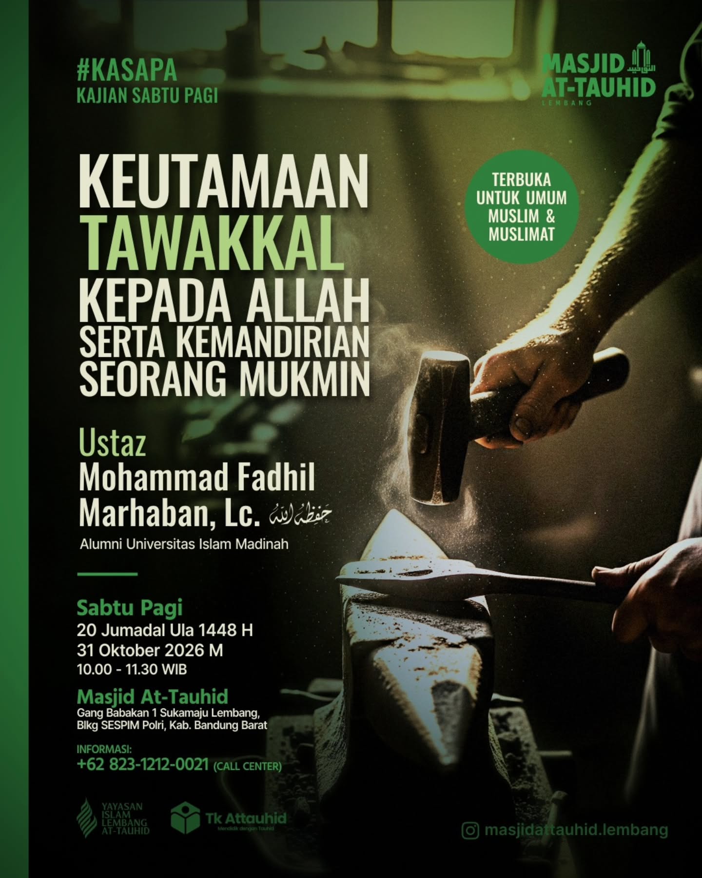 Poster asli dari @masjidattauhid.lembang