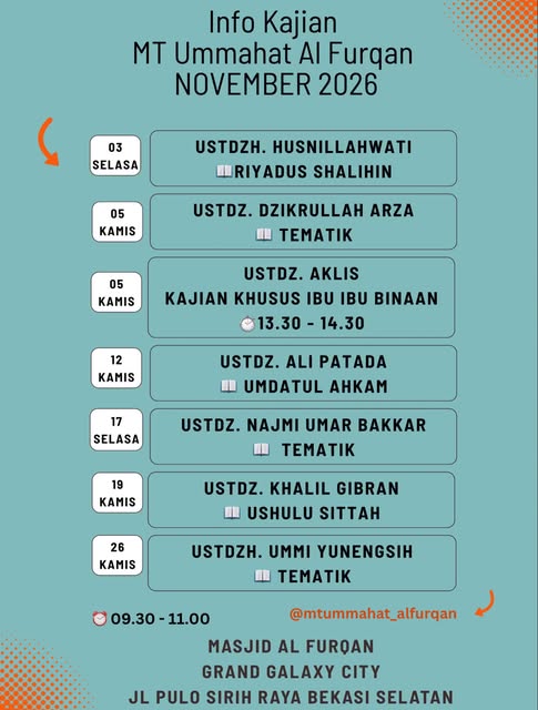 Poster asli dari @mtummahat_alfurqan