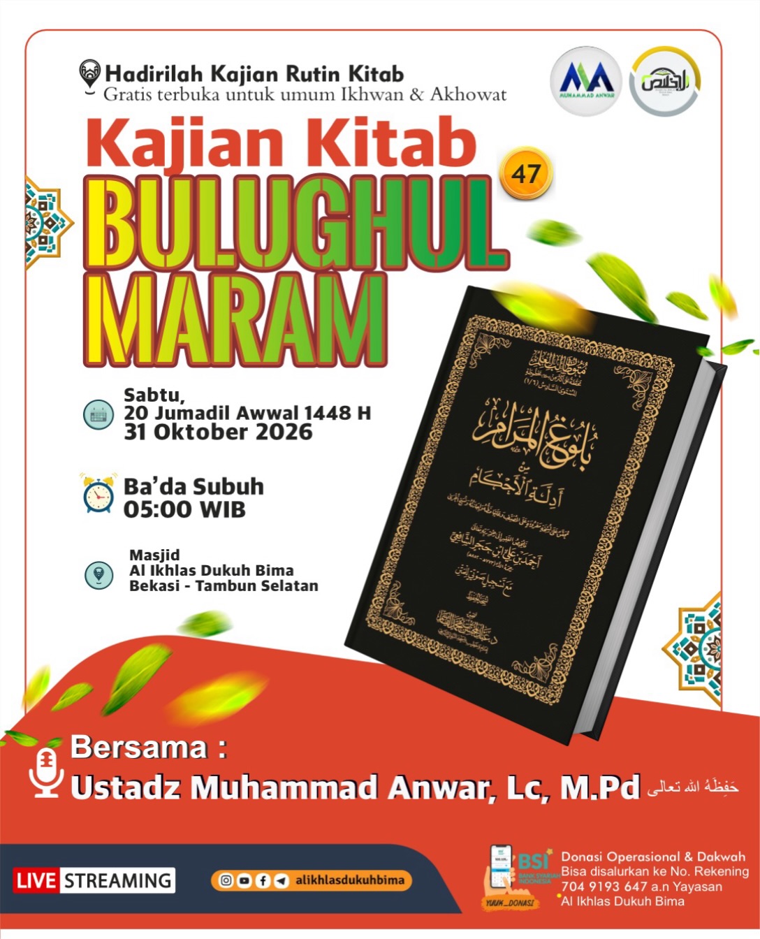 Poster asli dari @alikhlasdukuhbima