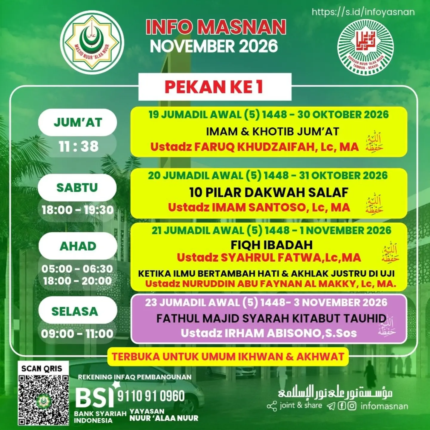 Poster asli dari @infomasnan