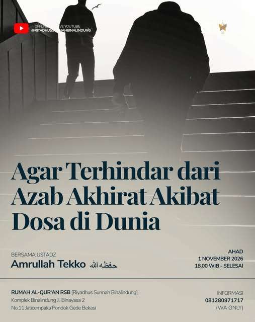 Poster asli dari @riyadhusunnahbinalindung