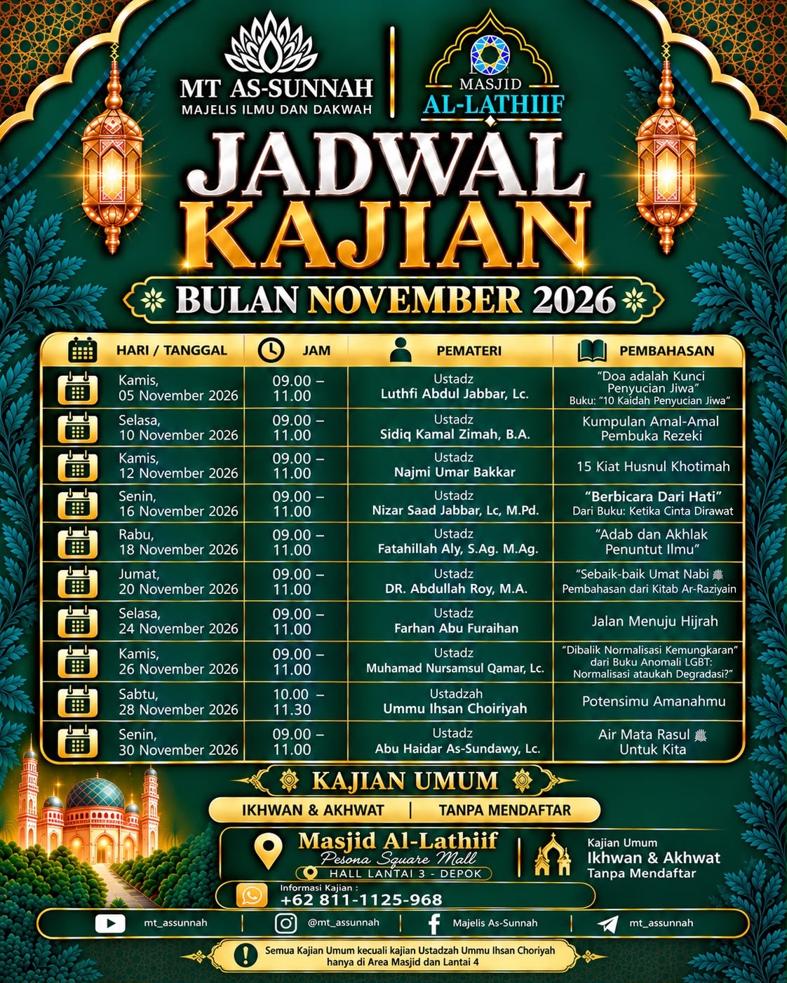 Poster asli dari @mt.assunnah