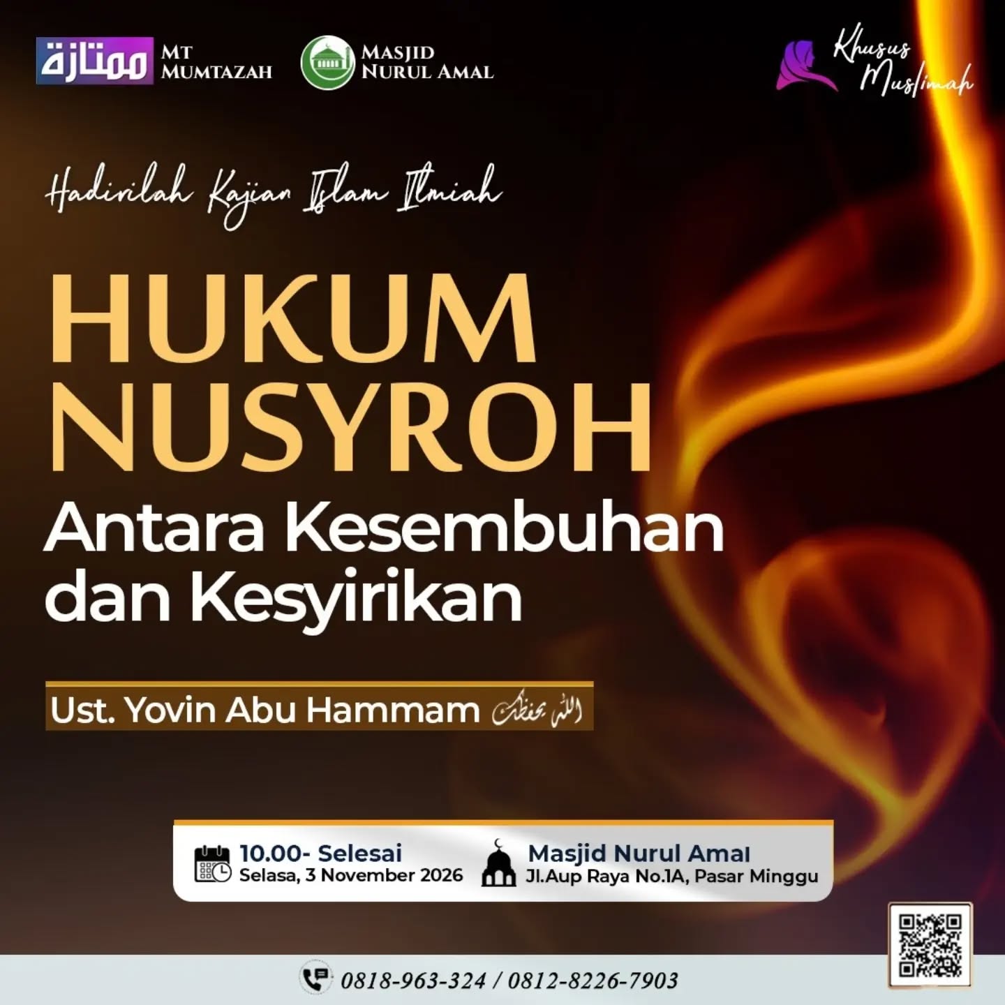 Poster asli dari @masjidnurulamal