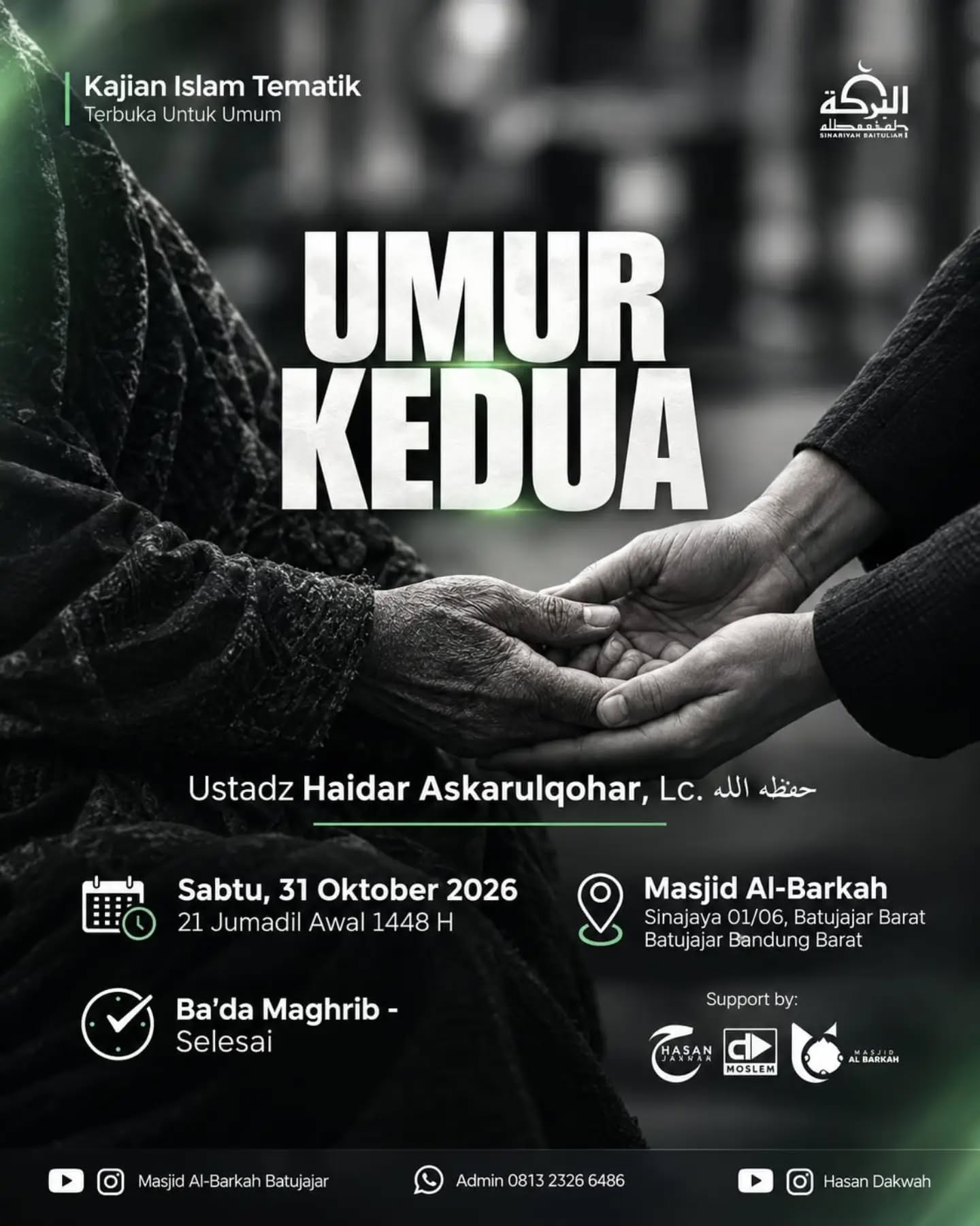 Poster asli dari @masjid_albarkah_batujajar