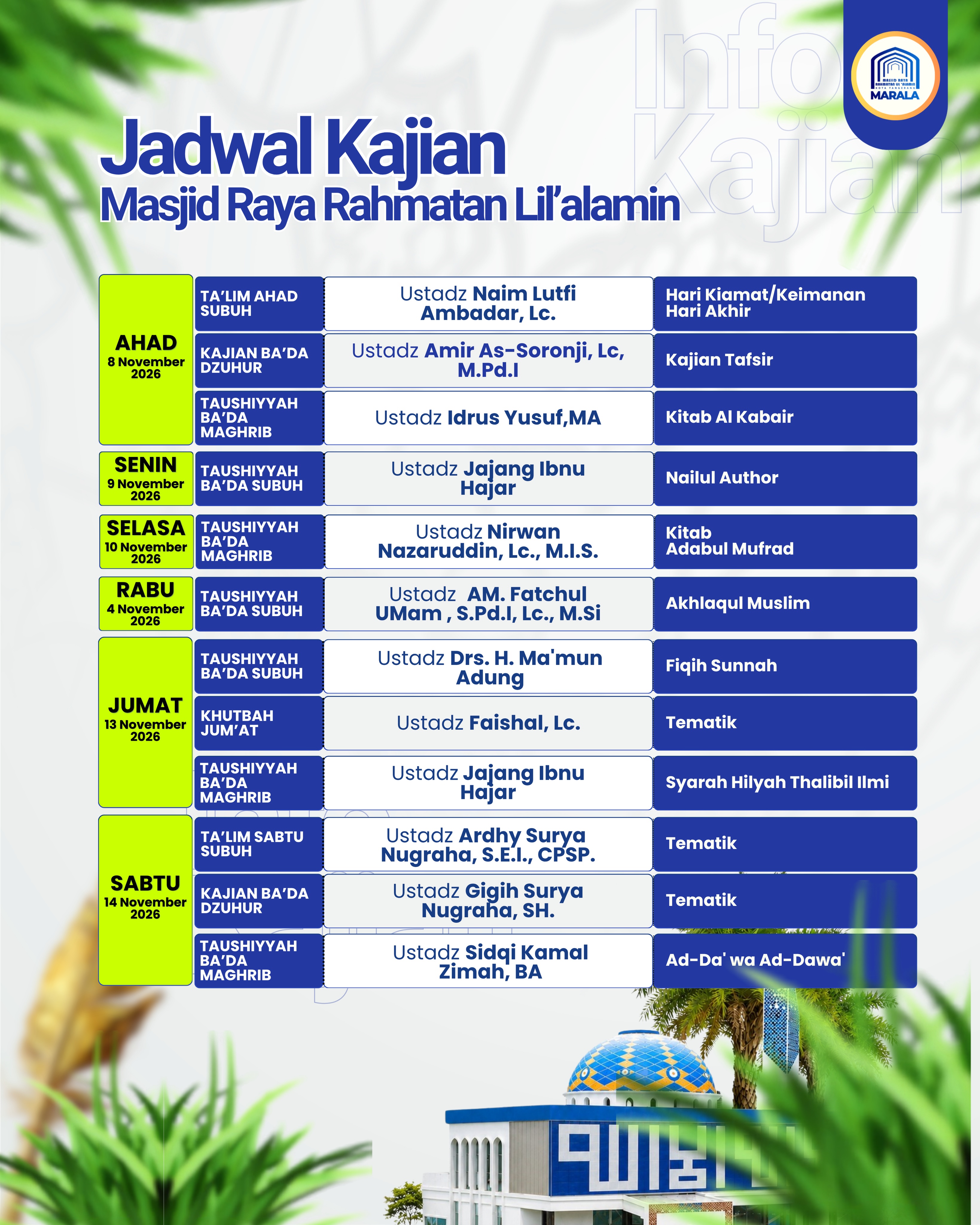 Poster asli dari @marala.rahmatanlilalamin