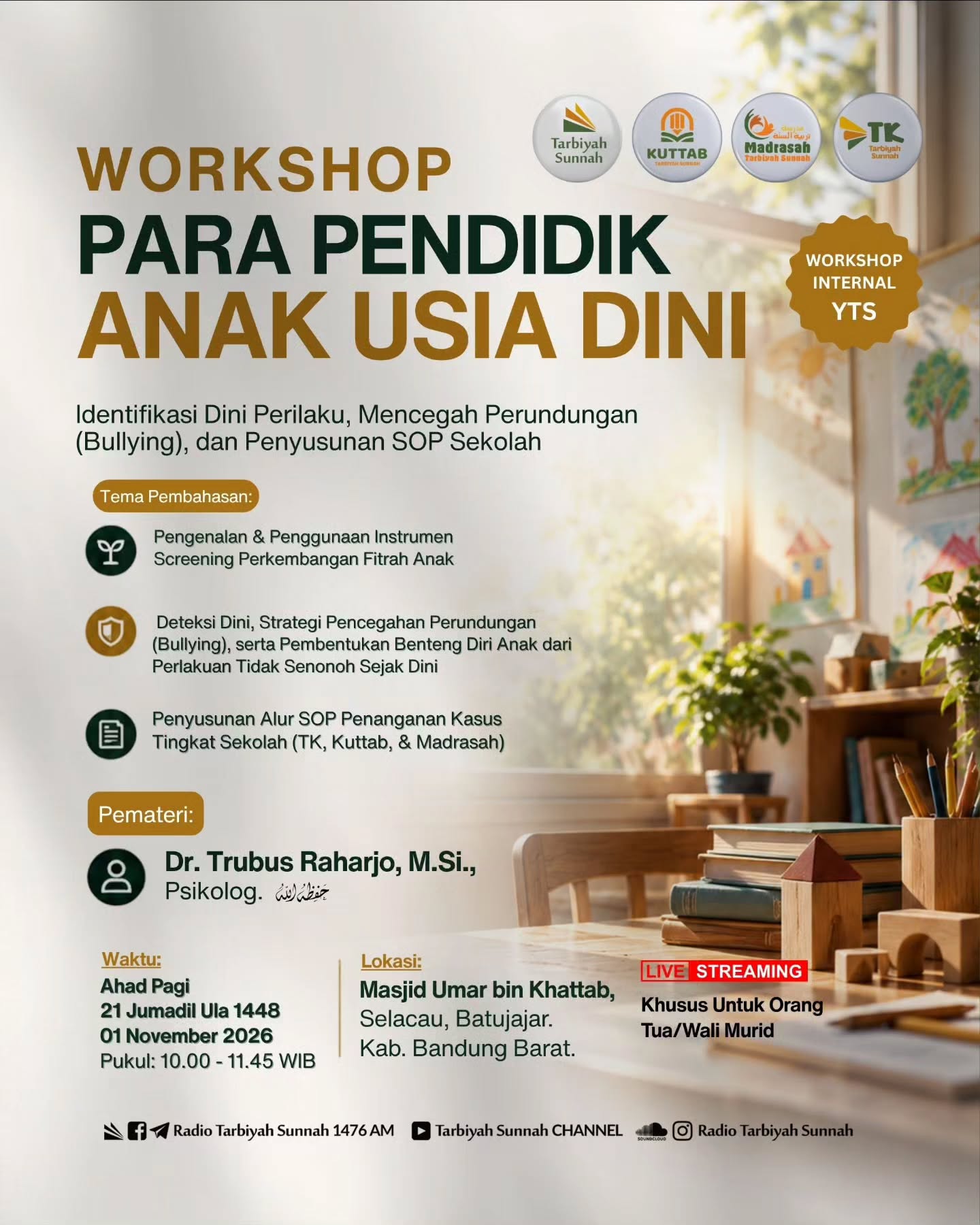 Poster asli dari @radiotarbiyahsunnah