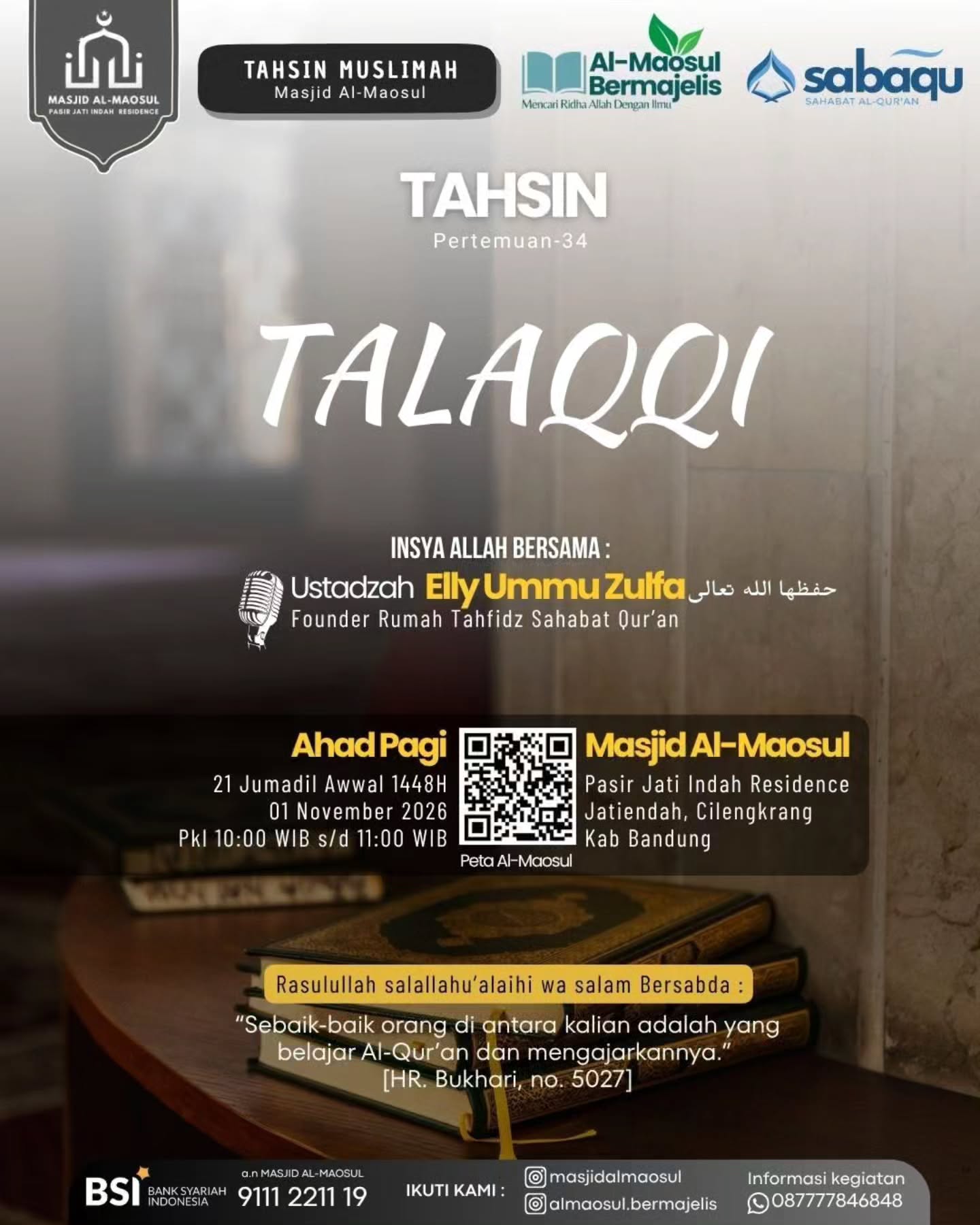 Poster asli dari @almaosul.bermajelis