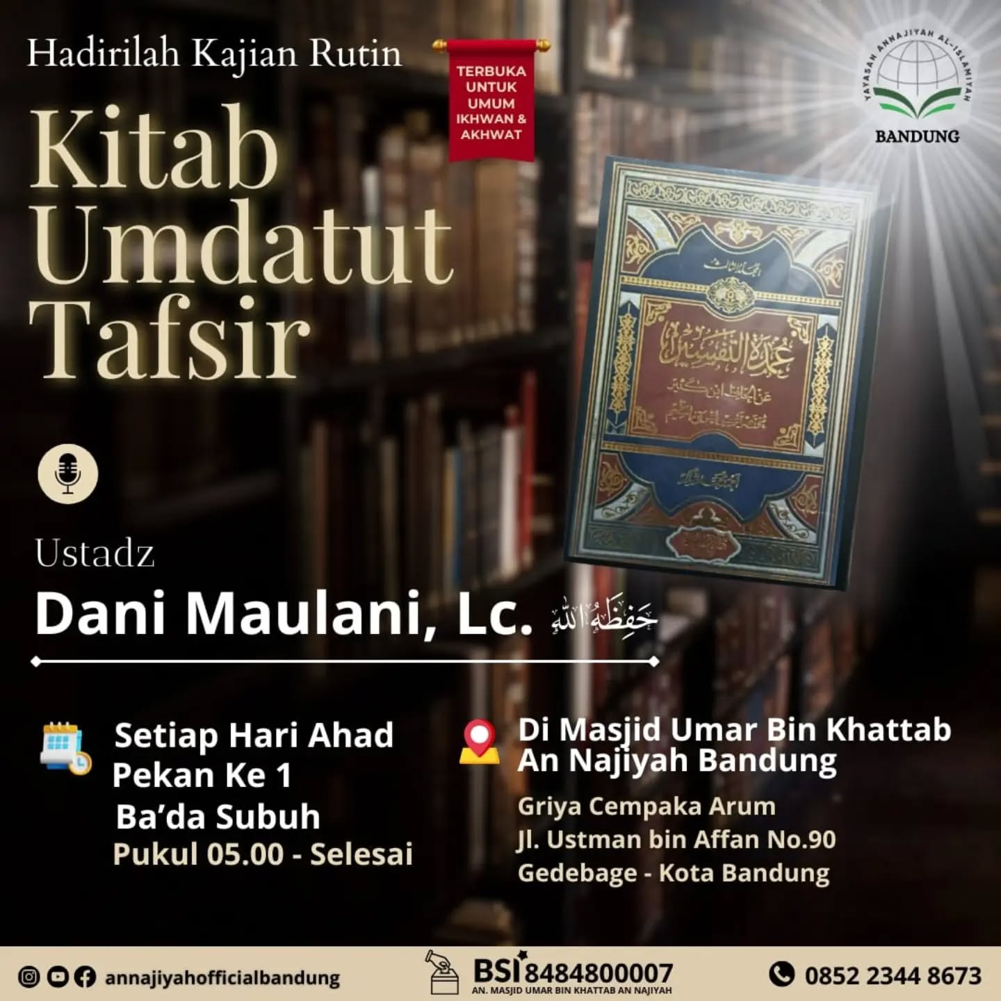 Poster asli dari @annajiyahofficialbandung